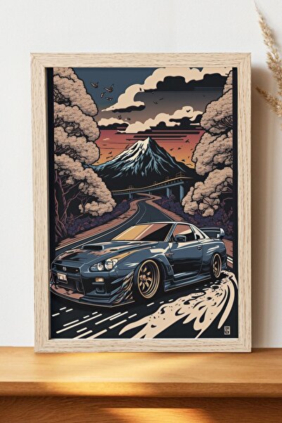 Luna Marissa Εικονογράφηση Αφίσα αυτοκινήτου - Αφίσα αυτοκινήτου από γυαλιστε...