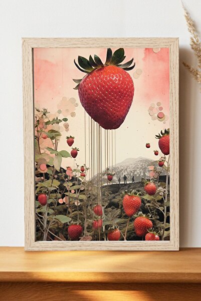 Luna Marissa Καλλιτεχνική αφίσα φράουλας - Αφίσα τοίχου από γυαλιστερό χαρτί ...