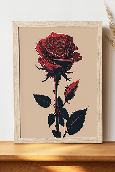 Luna Marissa Αφίσα τριαντάφυλλου - Αφίσα τοίχου από γυαλιστερό χαρτί χωρίς πλ...