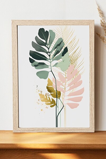 Luna Marissa Αφηρημένη αφίσα λουλουδιών - Αφίσα τοίχου από γυαλιστερό χαρτί χ...