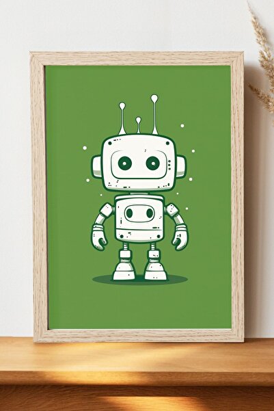 Luna Marissa Μίνιμαλιστική αφίσα ρομπότ - Αφίσα τοίχου από γυαλιστερό χαρτί χ...