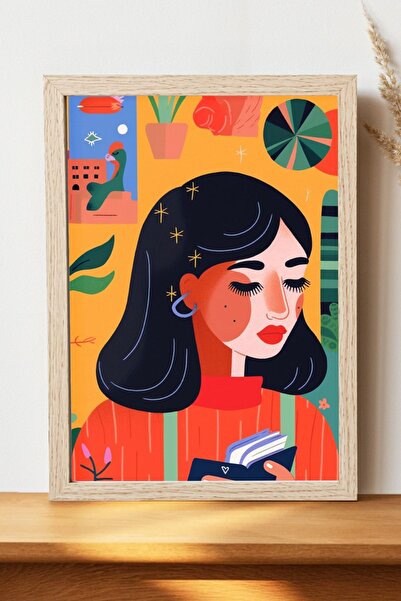 Luna Marissa Εικονογράφηση Γυναικεία αφίσα - Αφίσα τοίχου από γυαλιστερό χαρτ...