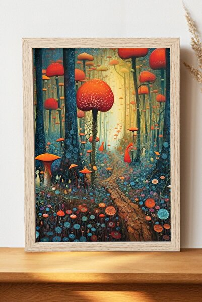 Luna Marissa Αφίσα δάσους - Αφίσα τοίχου από γυαλιστερό χαρτί χωρίς πλαίσιο