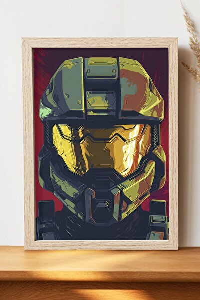 Luna Marissa Αφίσα Halo Pop Art - Αφίσα τοίχου από γυαλιστερό χαρτί χωρίς πλα...