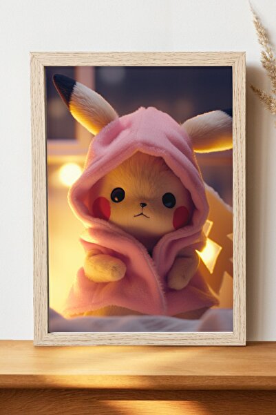 Luna Marissa Pikaçu Poster - Çerçevesiz Parlak Kağıt Duvar Posteri
