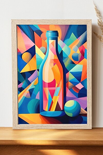 Luna Marissa Αφίσα με εικονογράφηση με μπουκάλι - Αφίσα τοίχου από γυαλιστερό...