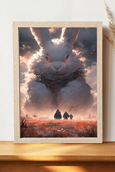 Luna Marissa Αφίσα κουνελιού - Αφίσα τοίχου από γυαλιστερό χαρτί χωρίς πλαίσιο
