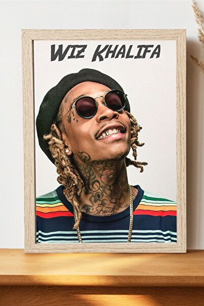 Luna Marissa Αφίσα Wiz Khalifa - Χοντρό χαρτί χωρίς πλαίσιο, αφίσα Hiphop