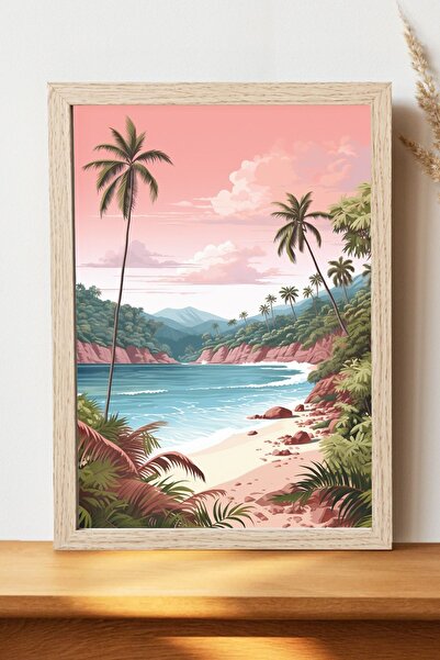 Luna Marissa Αφίσα τοπίων - Αφίσα τοίχου από γυαλιστερό χαρτί χωρίς πλαίσιο