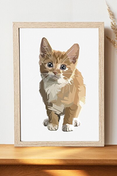 Luna Marissa Εικονογράφηση αφίσας γάτας - Αφίσα τοίχου από γυαλιστερό χαρτί χ...