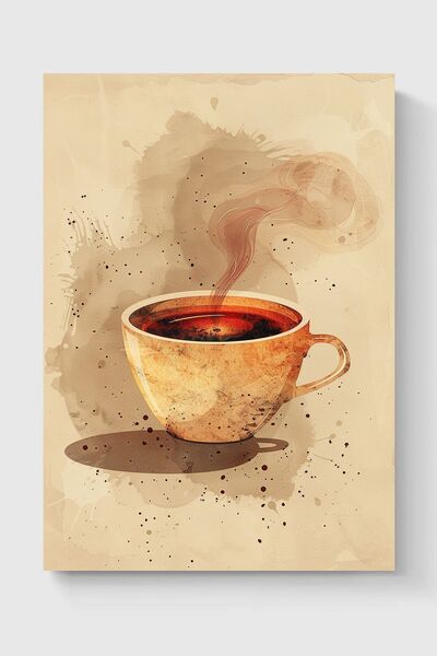 Luna Marissa Αφίσα τοίχου με φλιτζάνι καφέ χωρίς πλαίσιο