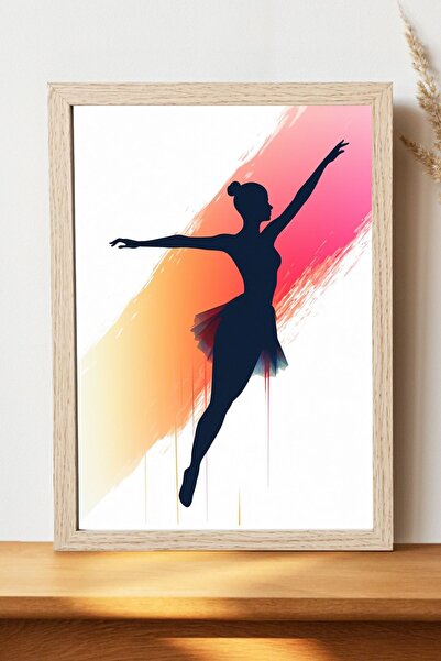 Luna Marissa Μίνιμαλ αφίσα μπαλαρίνας - Αφίσα τοίχου από γυαλιστερό χαρτί χωρ...