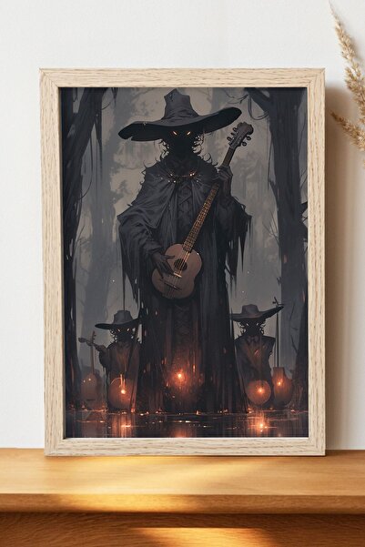 Luna Marissa Αφίσα κιθαρίστα - Αφίσα τοίχου από γυαλιστερό χαρτί χωρίς πλαίσιο