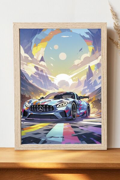 Luna Marissa Αφίσα Mercedes - Αφίσα αυτοκινήτου από γυαλιστερό χαρτί χωρίς πλ...