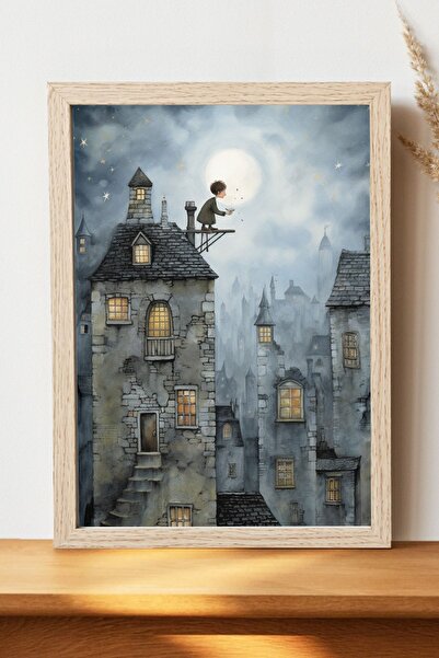 Luna Marissa Αφίσα εικονογράφησης - Αφίσα τοίχου από γυαλιστερό χαρτί χωρίς π...