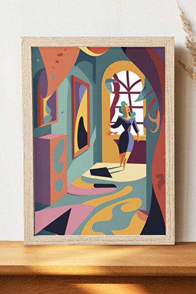 Luna Marissa Σουρεαλιστική αφίσα δωματίου - Χοντρό χαρτί χωρίς πλαίσιο, ψηφια...