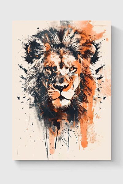 Luna Marissa Καλλιτεχνική αφίσα λιονταριού χωρίς πλαίσιο τοίχου