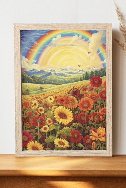 Luna Marissa Αφίσα Rainbow - Αφίσα ψηφιακής τέχνης από χοντρό χαρτί χωρίς πλα...