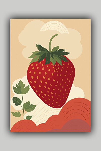 Luna Marissa Αφίσα με φράουλες χωρίς πλαίσιο