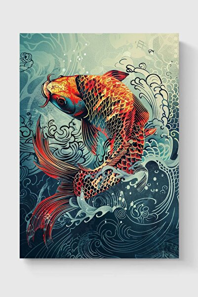 Luna Marissa Καλλιτεχνική αφίσα ψαριών χωρίς πλαίσιο τοίχου