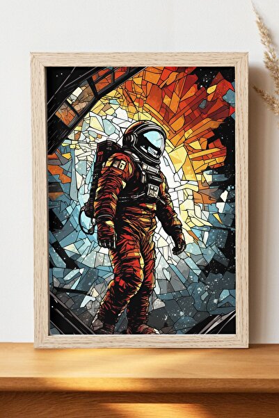 Luna Marissa Καλλιτεχνική αφίσα αστροναύτη - Χοντρό χαρτί χωρίς πλαίσιο, ψηφι...