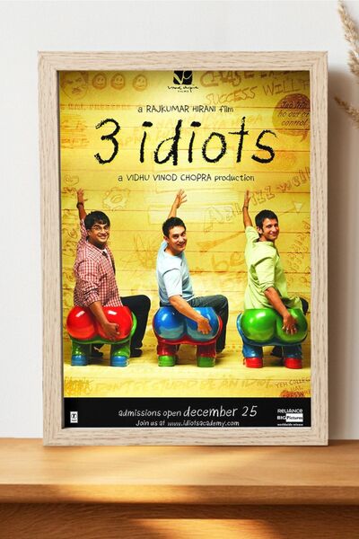 Luna Marissa Αφίσα 3 Idiots - Αφίσα τηλεοπτικής ταινίας από χοντρό χαρτί χωρί...