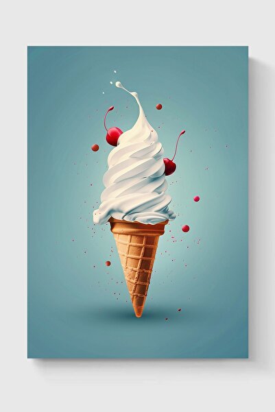 Luna Marissa Καλλιτεχνική αφίσα παγωτού χωρίς πλαίσιο τοίχου