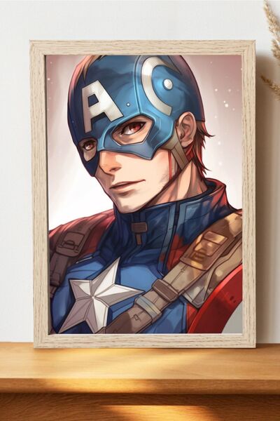 Luna Marissa Αφίσα Anime Captain America - Αφίσα Anime χωρίς πλαίσιο