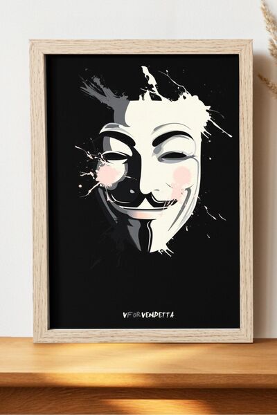 Luna Marissa V For Vendetta Poster - Çerçevesiz Kalın Kağıt Tv Film Poster