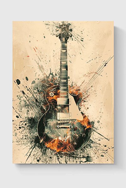 Luna Marissa Καλλιτεχνική αφίσα κιθάρας χωρίς πλαίσιο τοίχου