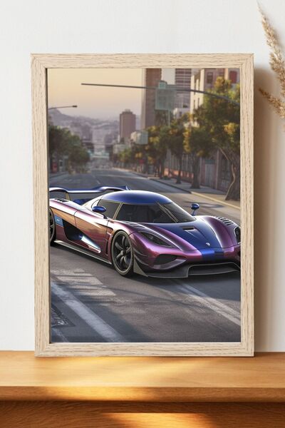 Luna Marissa Αφίσα αθλητικού αυτοκινήτου - Αφίσα αυτοκινήτου από γυαλιστερό χ...