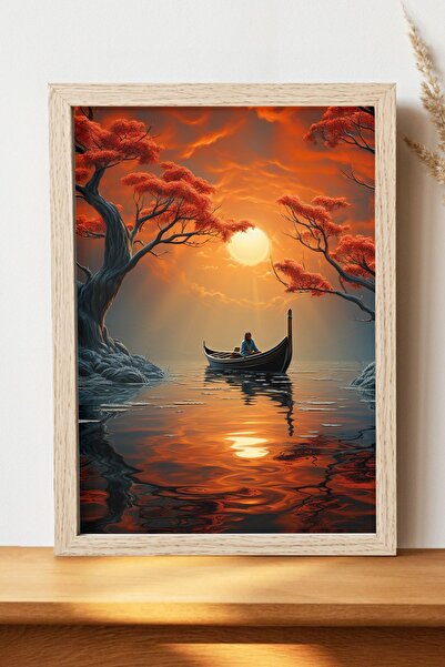 Luna Marissa Αφίσα καγιάκ - Αφίσα τοίχου από γυαλιστερό χαρτί χωρίς πλαίσιο