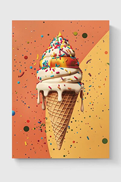 Luna Marissa Καλλιτεχνική αφίσα παγωτού χωρίς πλαίσιο τοίχου