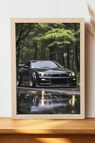 Luna Marissa Nissan Araba Poster - Çerçevesiz Parlak Kağıt Araba Posteri