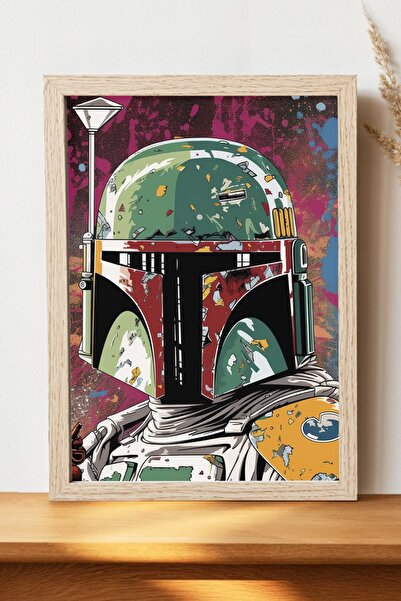 Luna Marissa Αφίσα Boba Fett - Αφίσα ψηφιακής τέχνης από χοντρό χαρτί χωρίς π...