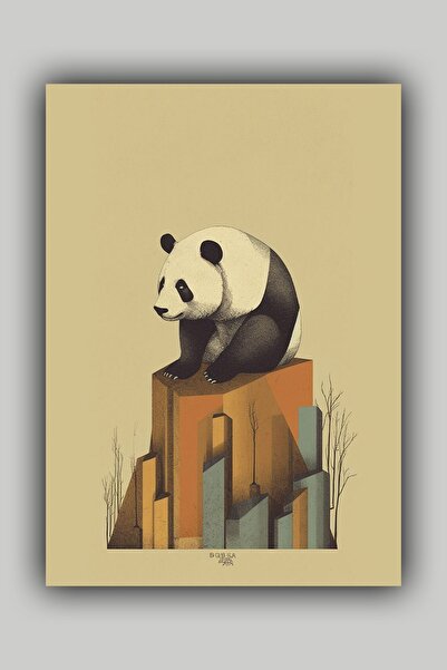 Luna Marissa Αφίσα Panda χωρίς πλαίσιο τοίχου