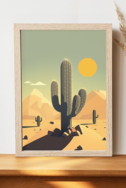 Luna Marissa Αφίσα Κάκτου - Αφίσα τοίχου από γυαλιστερό χαρτί χωρίς πλαίσιο