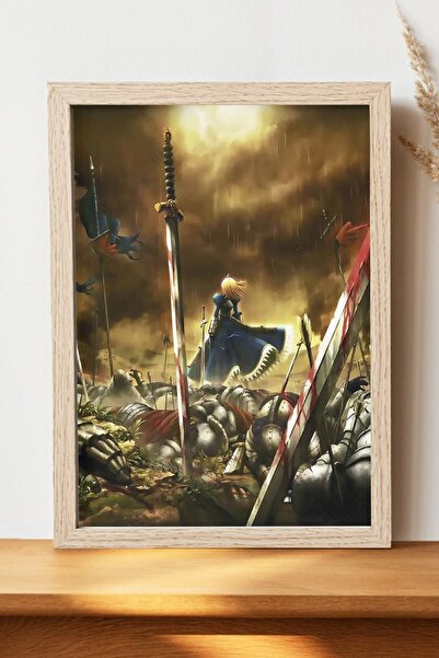 Luna Marissa Αφίσα Fate Stay Night Saber - Αφίσα τοίχου από γυαλιστερό χαρτί ...