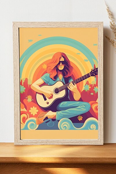 Luna Marissa Αφίσα Hippie της δεκαετίας του 70 - Αφίσα τοίχου από γυαλιστερό ...