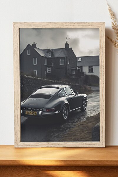 Luna Marissa Αφίσα Porsche - Αφίσα αυτοκινήτου από γυαλιστερό χαρτί χωρίς πλα...