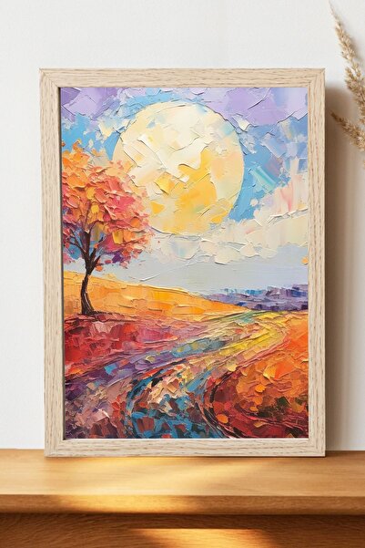 Luna Marissa Αφίσα τοπίων - Αφίσα τοίχου από γυαλιστερό χαρτί χωρίς πλαίσιο