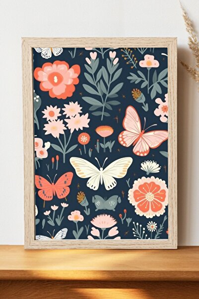 Luna Marissa Αφίσα πεταλούδας - Αφίσα τοίχου από γυαλιστερό χαρτί χωρίς πλαίσιο