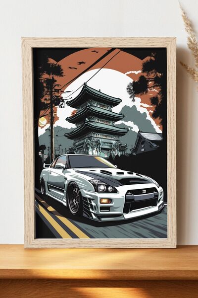 Luna Marissa Εικονογράφηση Αφίσα αυτοκινήτου - Αφίσα αυτοκινήτου από γυαλιστε...