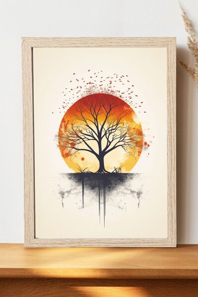 Luna Marissa Αφίσα δέντρου - Αφίσα τοίχου από γυαλιστερό χαρτί χωρίς πλαίσιο
