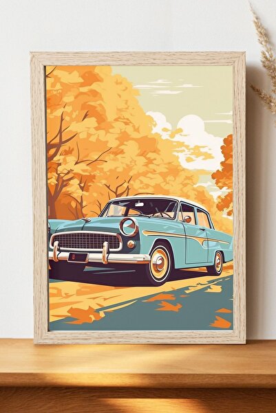 Luna Marissa Vintage αφίσα αυτοκινήτου - Αφίσα αυτοκινήτου από γυαλιστερό χαρ...