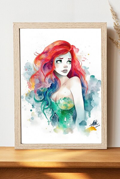 Luna Marissa Αφίσα Μικρής Γοργόνας - Αφίσα τοίχου από γυαλιστερό χαρτί χωρίς ...