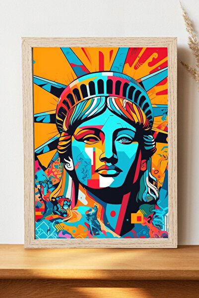 Luna Marissa Αφίσα το άγαλμα της ελευθερίας - Αφίσα τοίχου από γυαλιστερό χαρ...