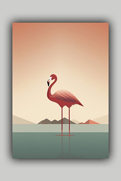 Luna Marissa Αφίσα Flamingo χωρίς πλαίσιο τοίχου