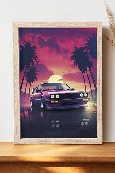 Luna Marissa Αφίσα BMW Landscape - Αφίσα αυτοκινήτου από γυαλιστερό χαρτί χωρ...