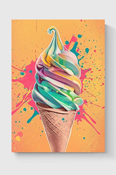 Luna Marissa Καλλιτεχνική αφίσα παγωτού χωρίς πλαίσιο τοίχου